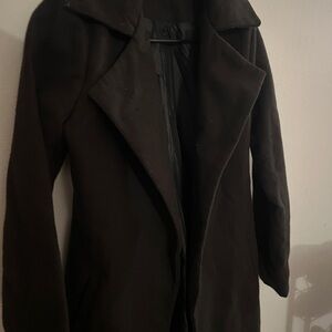 Fashion Nova Black Pea Coat